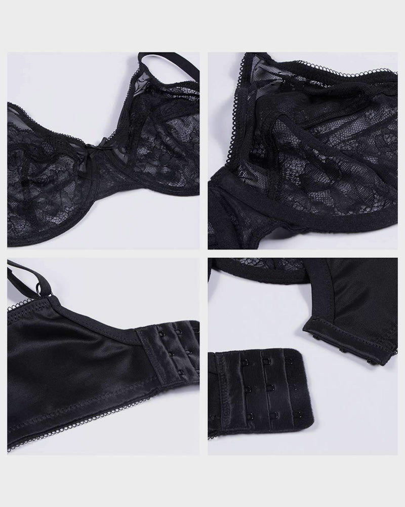 Full Coverage Lace Minimizer Bra