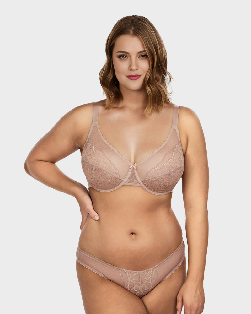 Full Coverage Lace Minimizer Bra