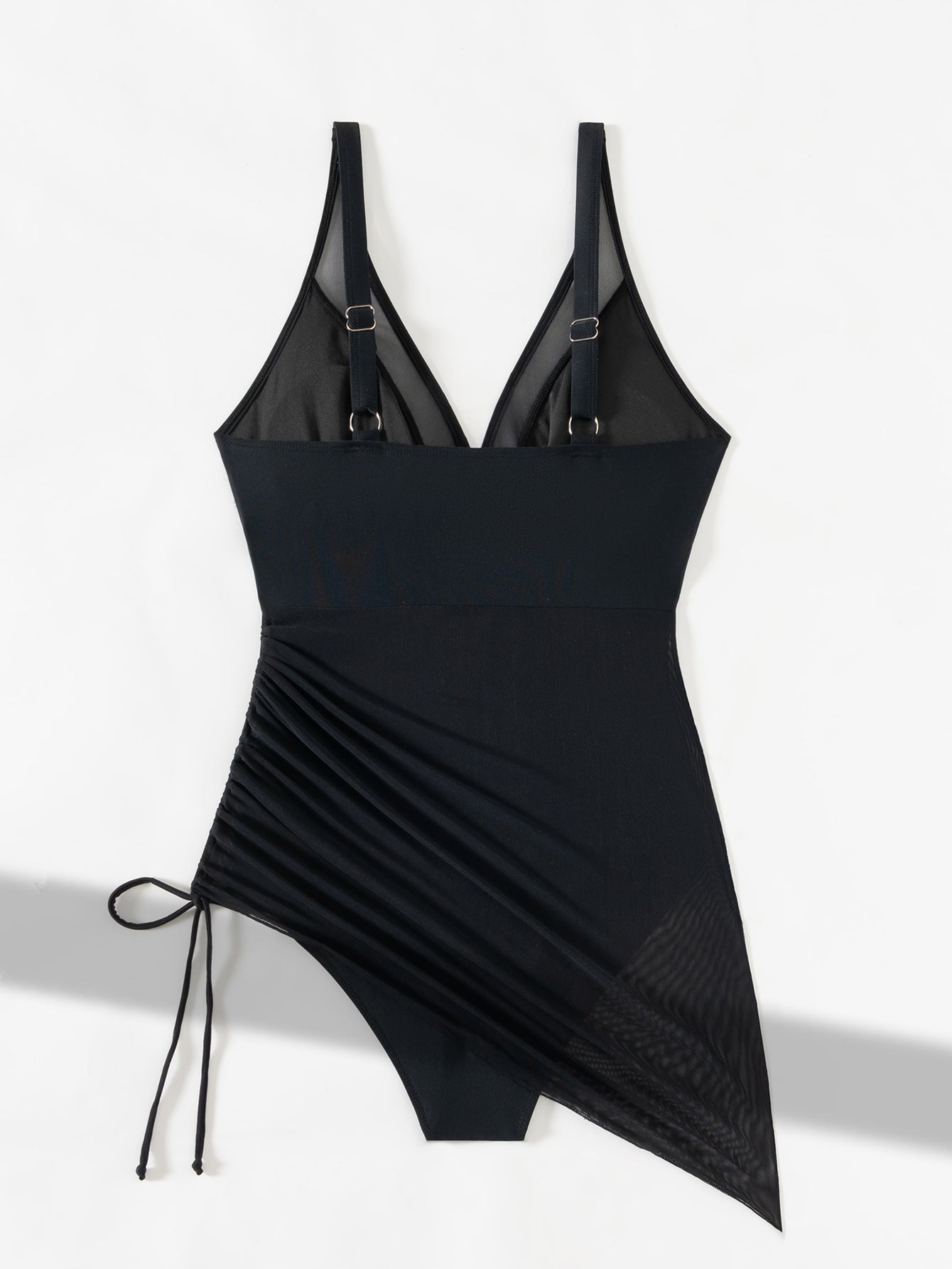 Core Sculpt Suit with Sheer Sarong