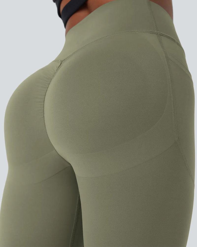 High Waisted Tummy Control Shaping Training Leggings (2 Pack)