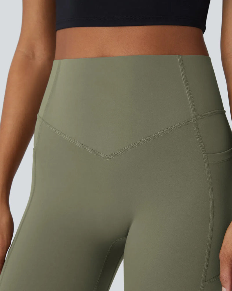 High Waisted Tummy Control Shaping Training Leggings (2 Pack)
