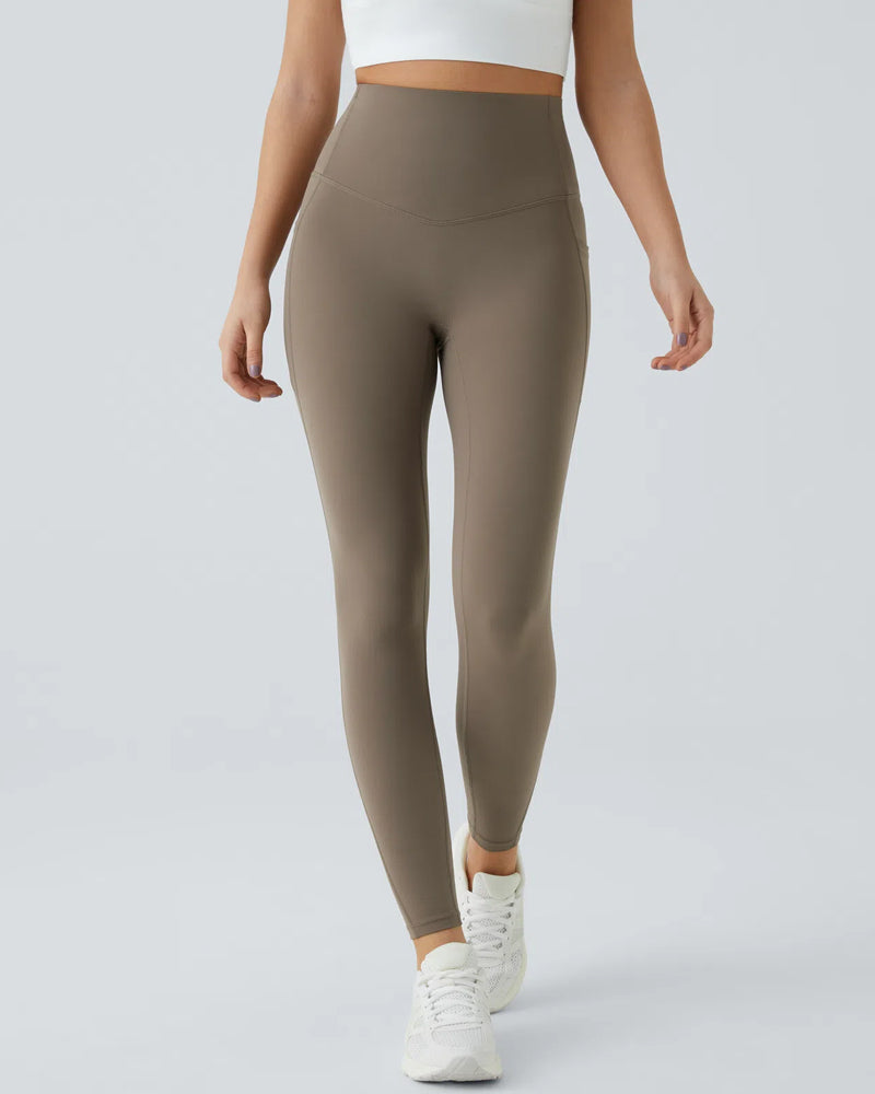 High Waisted Tummy Control Shaping Training Leggings (2 Pack)
