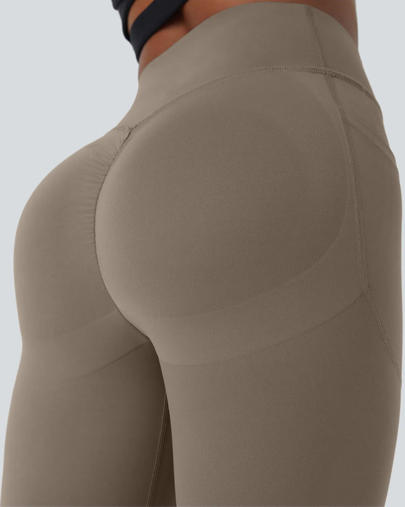 High Waisted Tummy Control Shaping Training Leggings (2 Pack)